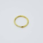Anillo solitario fino