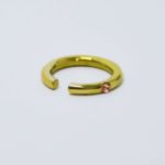 Pendiente cartílago earcuff cristal
