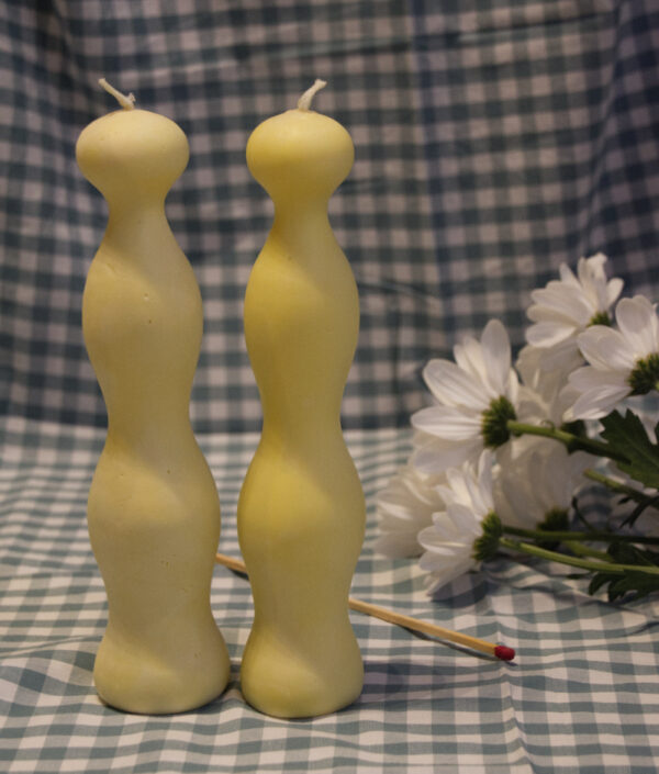 Vela Escultórica Amarilla